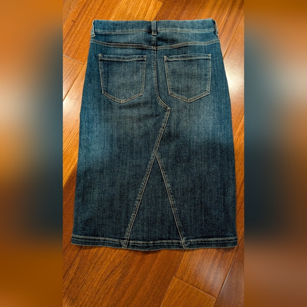 Dark Blue Denim Skirt